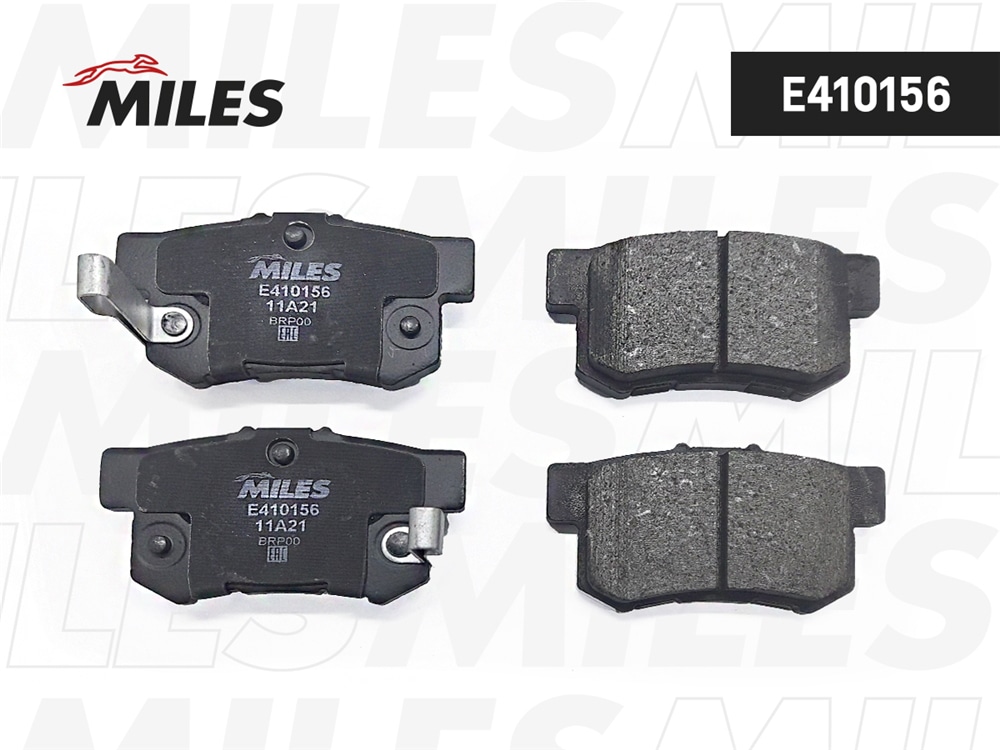 MILES E410156 Колодки тормозные дисковые задние