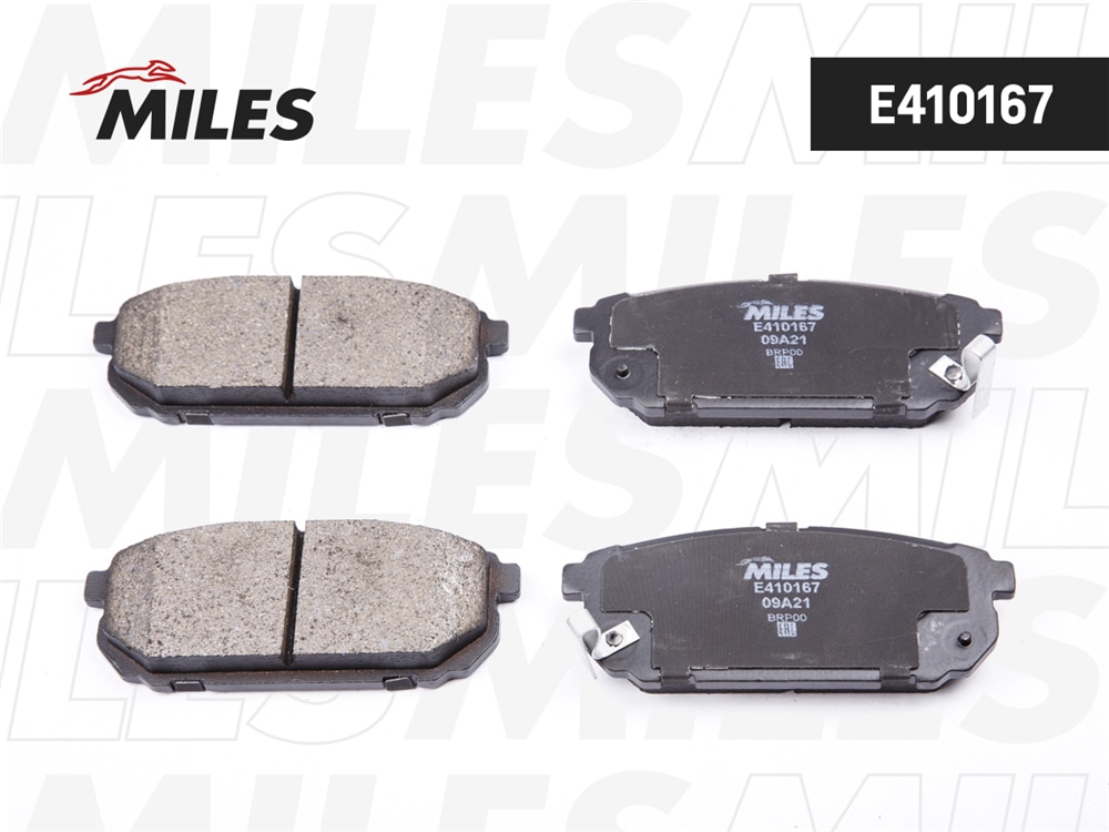 MILES E410167 Колодки тормозные KIA SORENTO (JC) 2.4-3.5 02- зад. LowMetallic