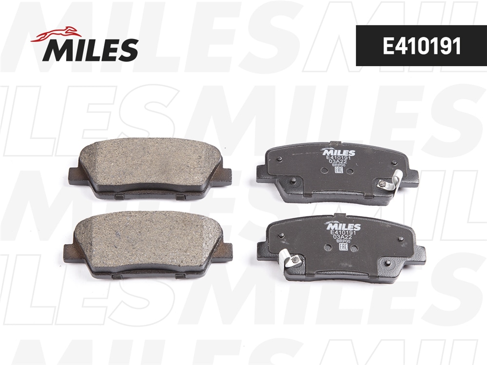 MILES E410191 Колодки тормозные HYUNDAI SANTA FE (CM) 09-/KIA SORENTO(XM) 09- зад. LowMetallic