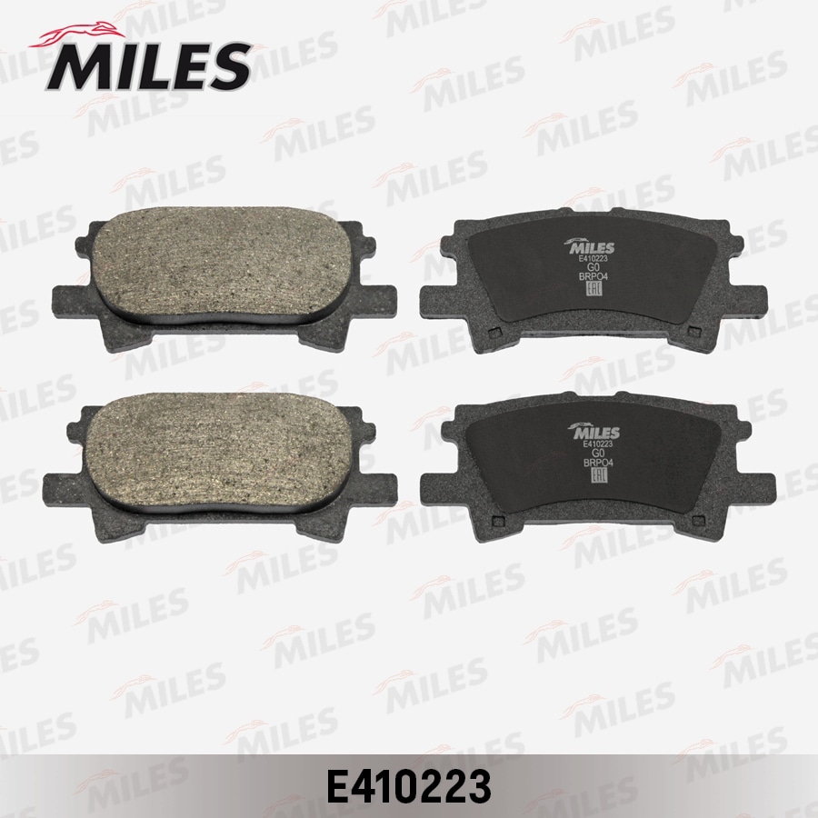 MILES E410223 Колодки тормозные дисковые задние