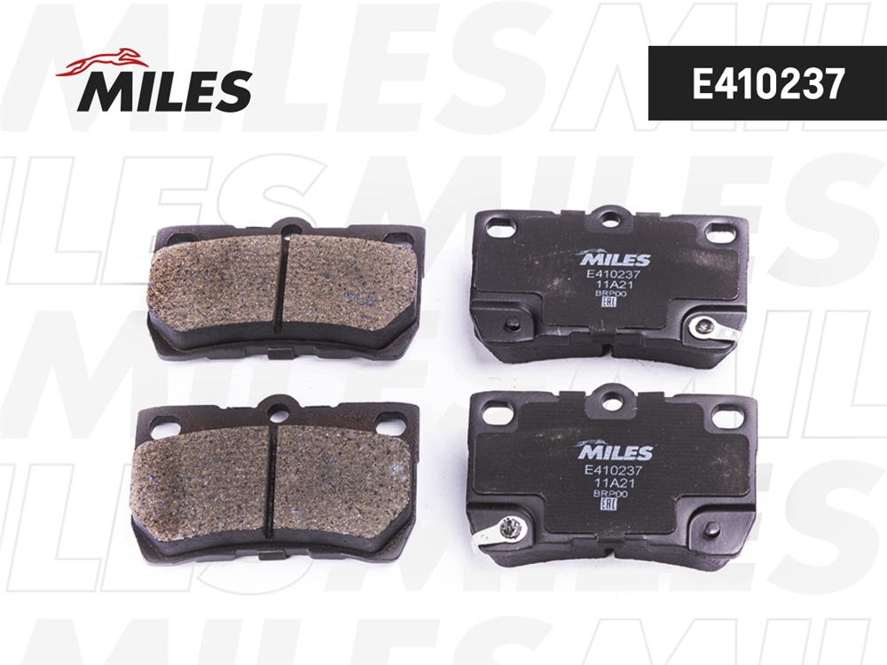 MILES E410237 Колодки тормозные LEXUS GS 3.0-4.6 05-/IS 2.2-2.5 05- зад. LowMetallic