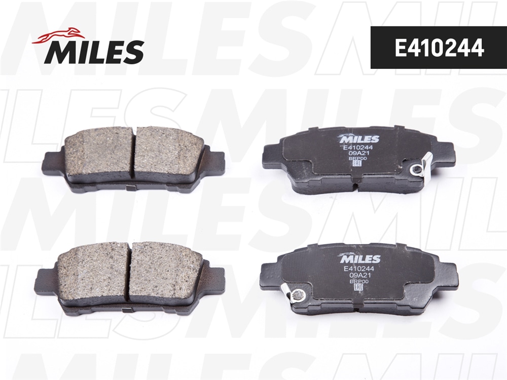 MILES E410244 Колодки тормозные дисковые задние