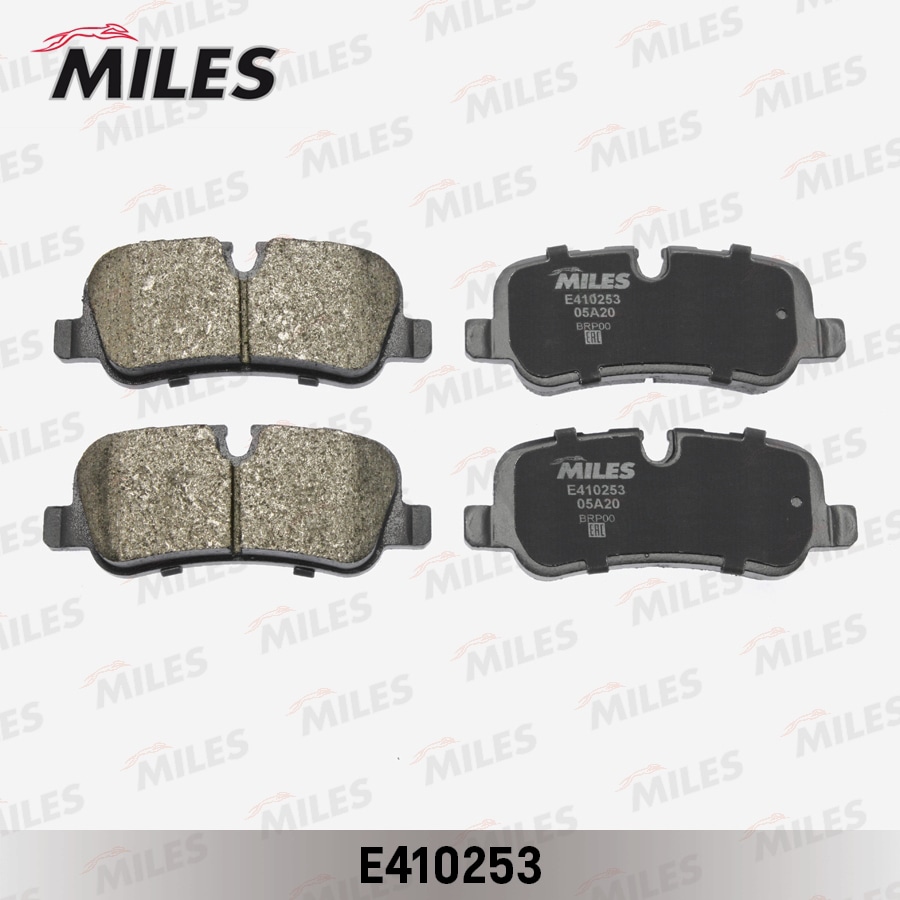 MILES E410253 Колодки тормозные LAND ROVER DISCOVERY 04-/RANGE ROVER 05- зад. LowMetallic
