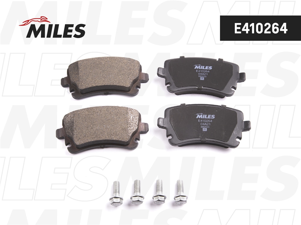 MILES E410264 Колодки тормозные AUDI A4/A6/A8/VW MULTIVAN/T5/PHAETON зад. LowMetallic