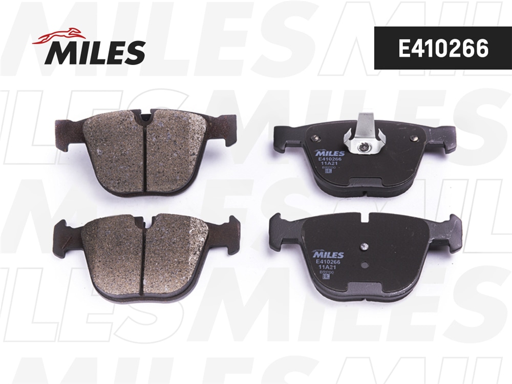MILES E410266 Колодки тормозные задние (без датчика) (Смесь Low-Metallic) (BMW E60/E61/E65/E66/E70/E71) (TRW GDB1502) E410266