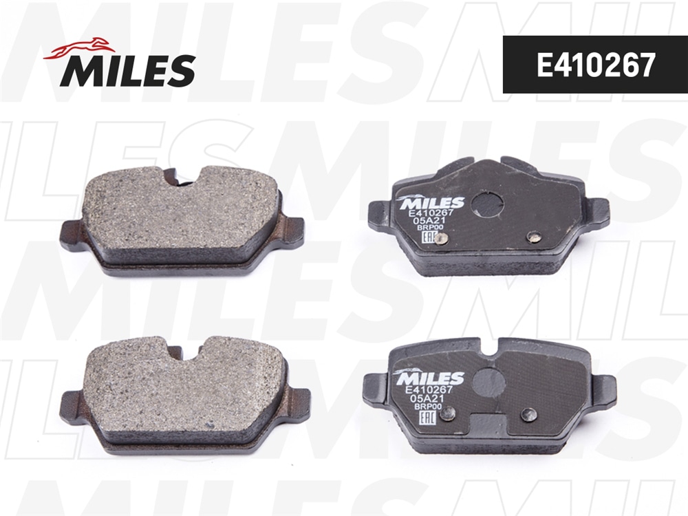 MILES E410267 Колодки тормозные дисковые задние