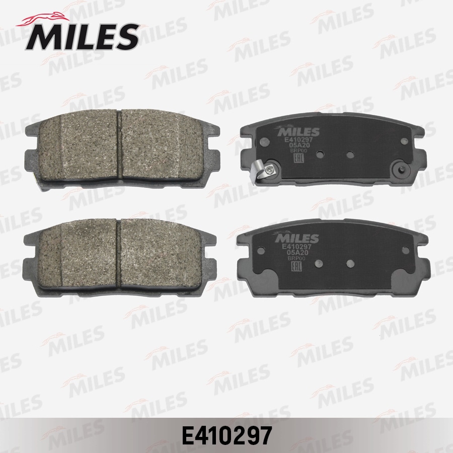 MILES E410297 Колодки тормозные дисковые задние