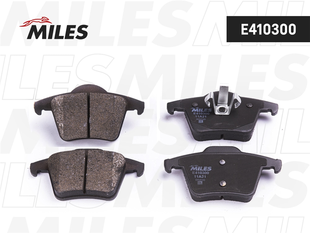 MILES E410300 Колодки тормозные задние (без датчика) (Смесь Low-Metallic) (VOLVO XC90 2.4-4.4 02-) (TRW GDB1566) E410300