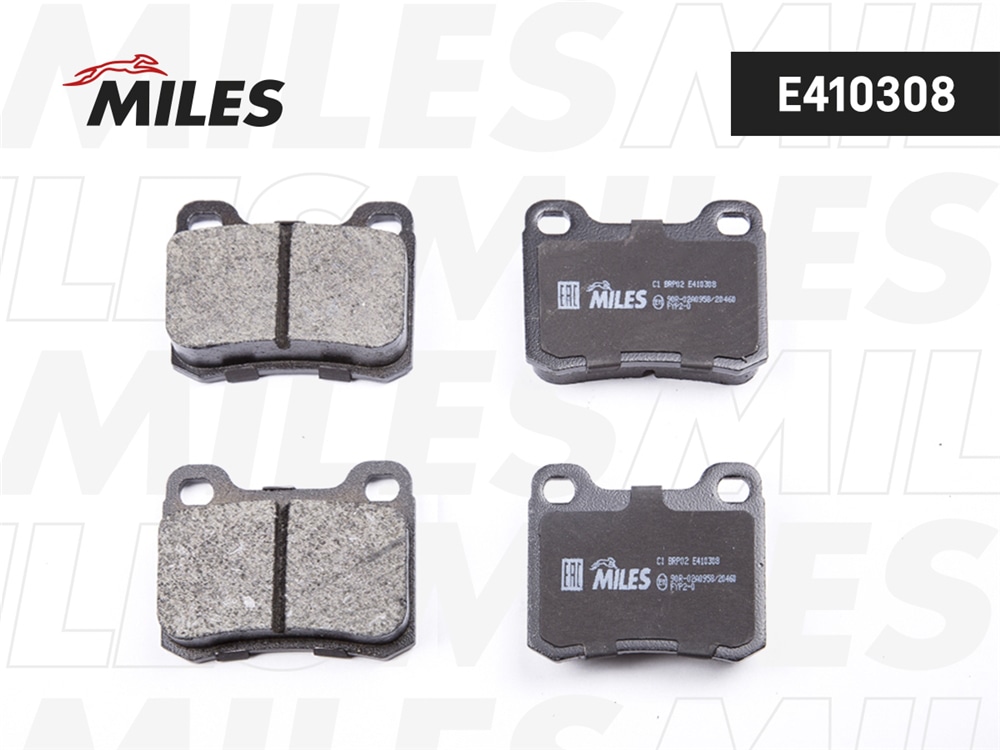 MILES E410308 Колодки тормозные MB W202/W124/W201 зад. LowMetallic