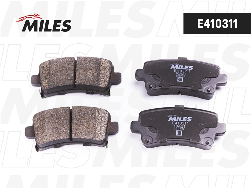 MILES E410311 Колодки тормозные OPEL INSIGNIA 08-/SAAB 9-5 10- зад. LowMetallic