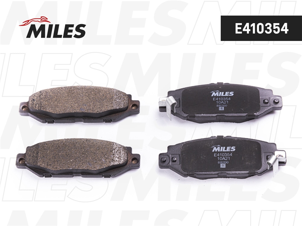 MILES E410354 Колодки тормозные задние (без датчика) (Смесь Low-Metallic) LEXUS GS 300 93-97/TOYOTA SUPRA 3.0 93-98 (TRW GDB1185) E410354