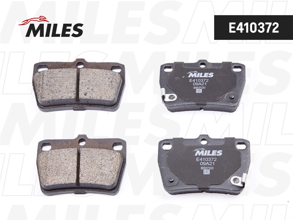 MILES E410372 Колодки тормозные TOYOTA RAV4 II 1.8-2.0 00-05/GHERY TIGGO зад. LowMetallic