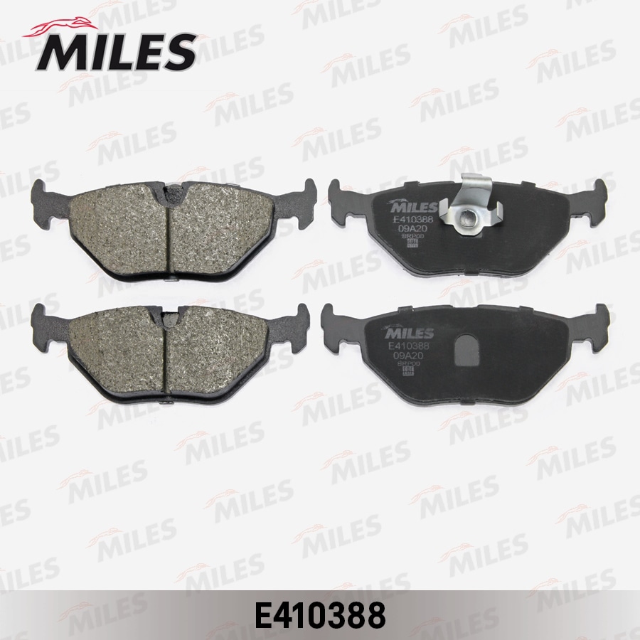 MILES E410388 Колодки тормозные задние (без датчика) (Смесь Low-Metallic) BMW E39 9604 (TRW GDB1265) E410388