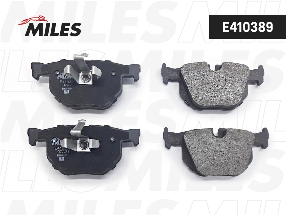 MILES E410389 Колодки тормозные BMW E90/E91/E84 зад. LowMetallic