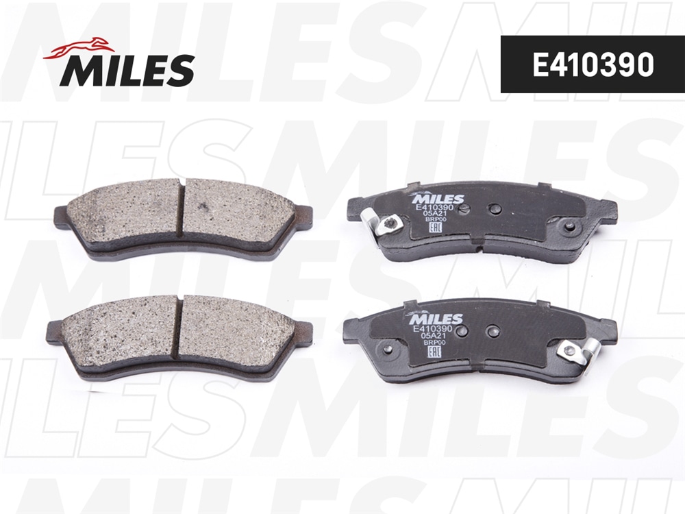 MILES E410390 Колодки тормозные дисковые задние