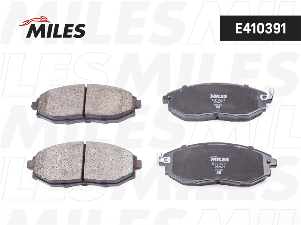 MILES E410391 Колодки тормозные дисковые передние
