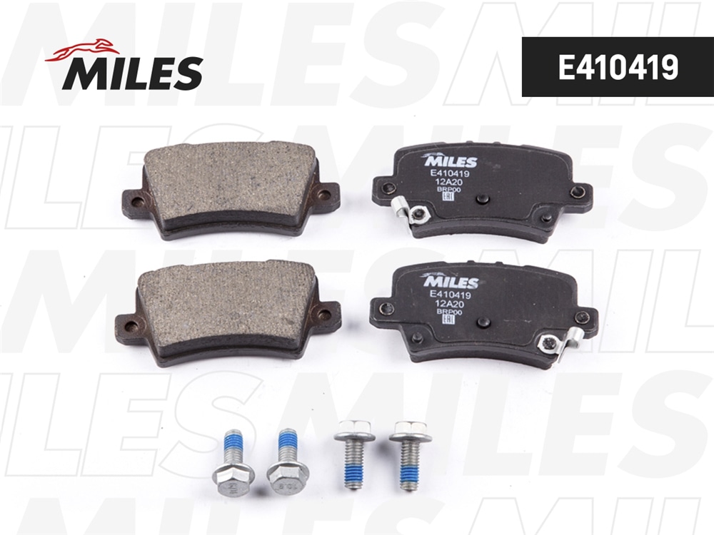 MILES E410419 Колодки тормозные задние (Смесь Low-Metallic) HONDA CIVIC VIII Hatchback 06- (TRW GDB3408) E410419
