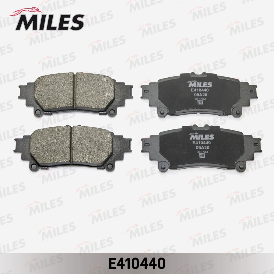 MILES E410440 Колодки тормозные задние (без датчика) (Смесь Low-Metallic) LEXUS RX 350/450h 09- (TRW GDB4174) E410440