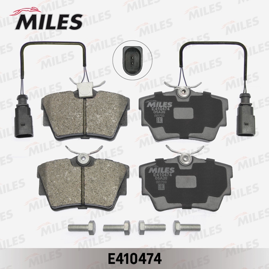 MILES E410474 Колодки тормозные OPEL VIVARO 01-/RENAULT TRAFIC 01- зад. LowMetallic