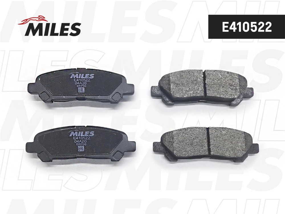 MILES E410522 Колодки тормозные TOYOTA HIGHLANDER 07- зад. LowMetallic