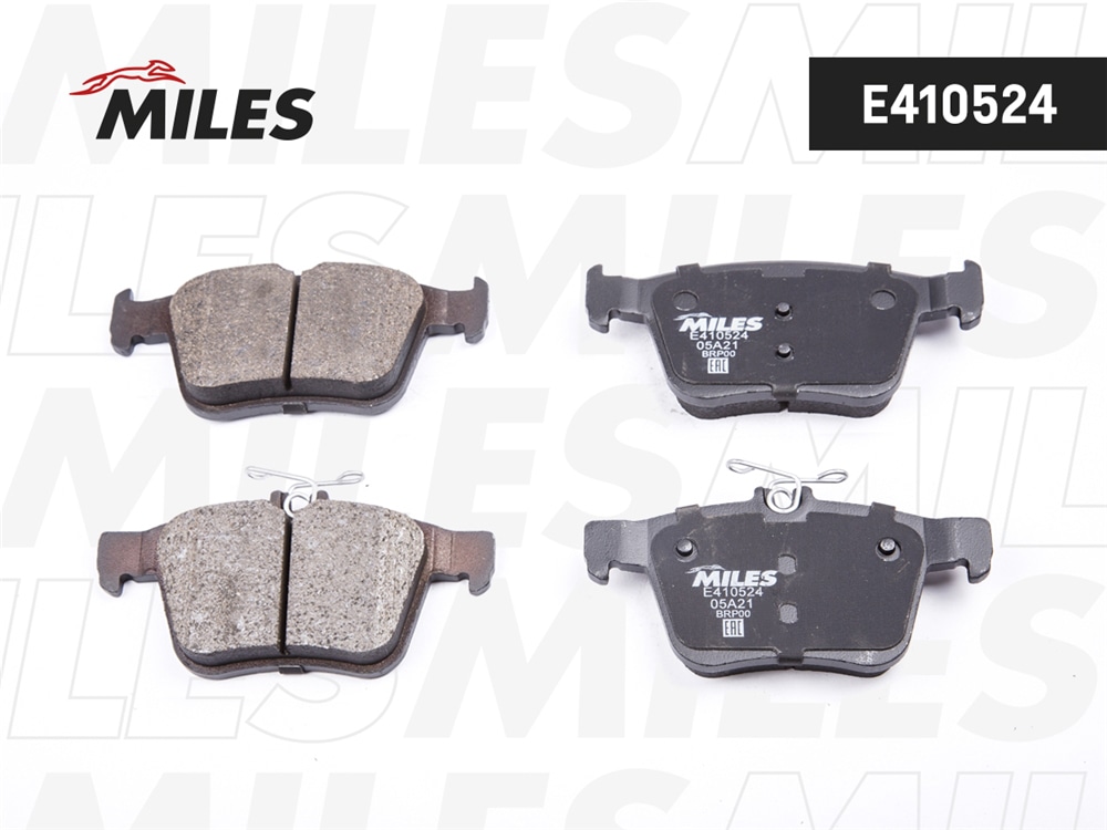 MILES E410524 Колодки тормозные задние (Смесь Low-Metallic) AUDI A3/VW GOLF VII 12- (TRW GDB1957) E410524