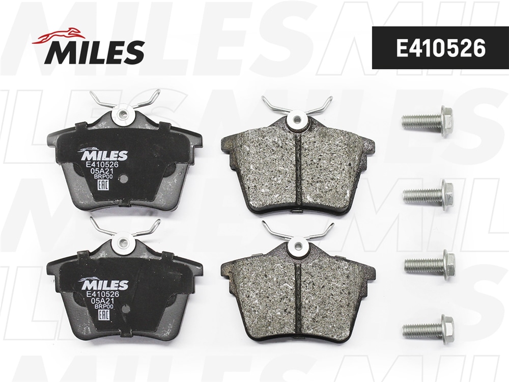MILES E410526 Колодки тормозные CITROEN C5 08-/PEUGEOT 407 04-/607 00- зад. LowMetallic
