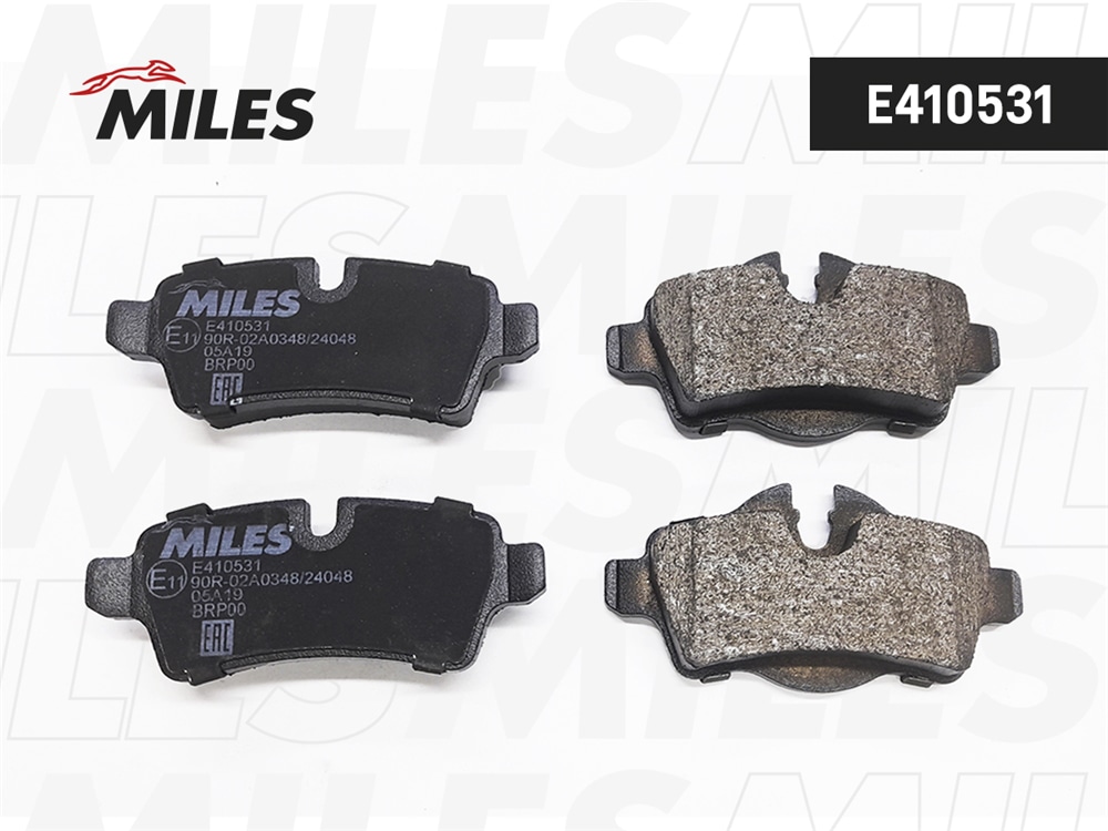 MILES E410531 Колодки тормозные MINI COOPER 06-/ONE/CLUBMAN 07- зад. LowMetallic