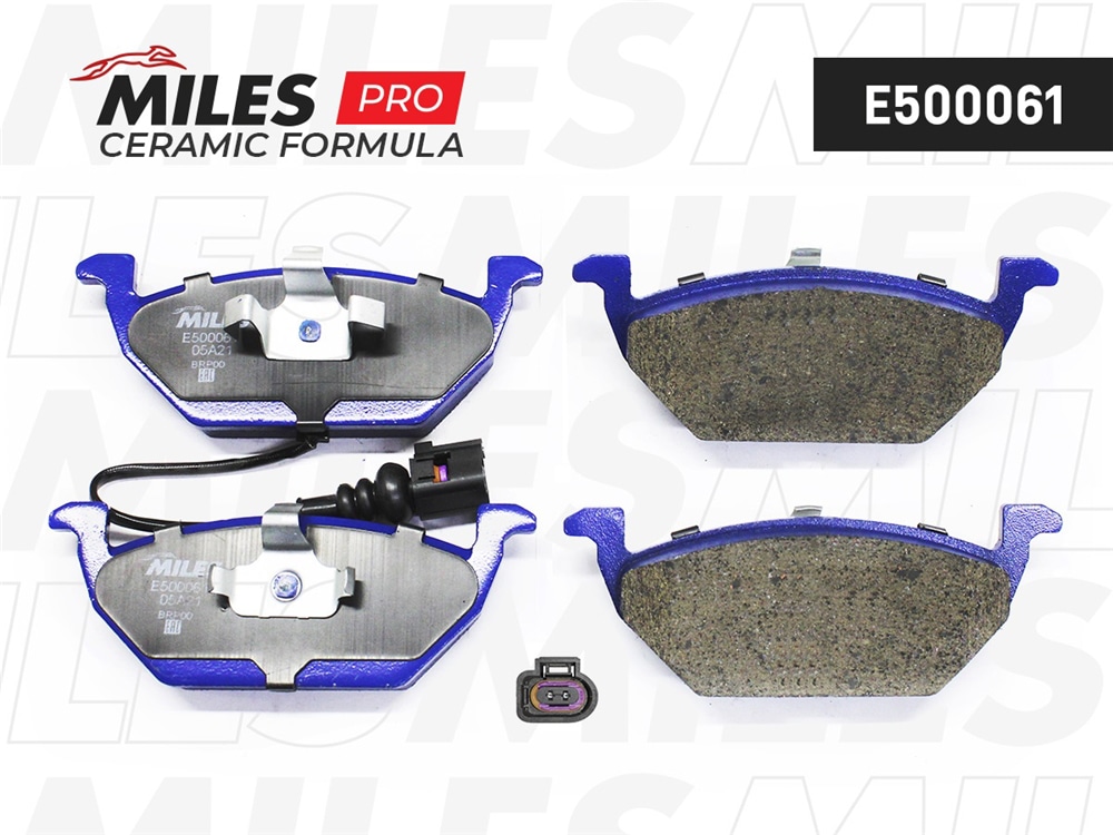 MILES E500061 Колодки тормозные передние Ceramic