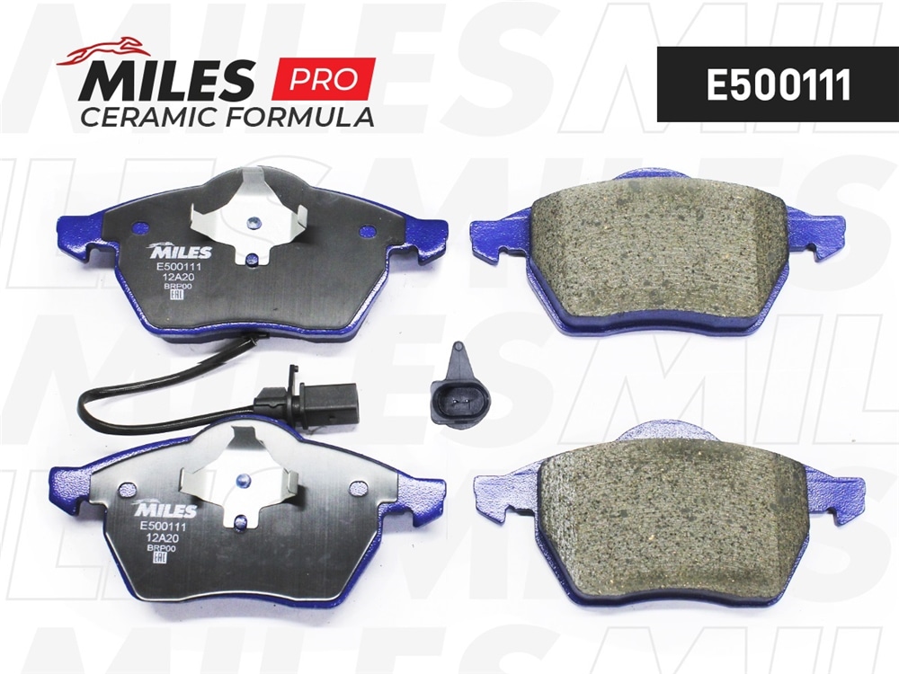 MILES E500111 Колодки тормозные FORD GALAXY 95-06/VW SHARAN 95-10 пер. Ceramic PRO