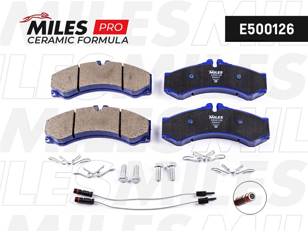 MILES E500126 Колодки тормозные MB SPRINTER (901-904)/VW LT 96-06 пер/зад. Ceramic PRO