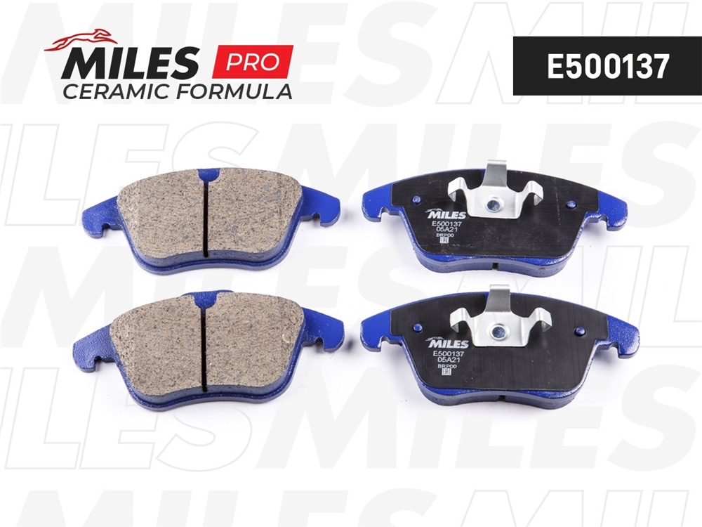 MILES E500137 Колодки тормозные FORD MONDEO 07-/S-MAX/VOLVO S80 06-/XC70/V70 07- пер. Ceramic PRO