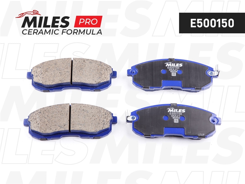 MILES E500150 Колодки тормозные NISSAN JUKE/MAXIMA/TEANA/TIIDA/SUZUKI SX4 пер.с инд.из. Ceramic PRO