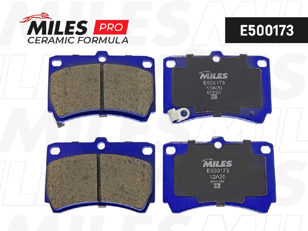 MILES E500173 Колодки тормозные KIA RIO 00-02/MAZDA 121 90-96/323 90-/96- пер. Ceramic PRO