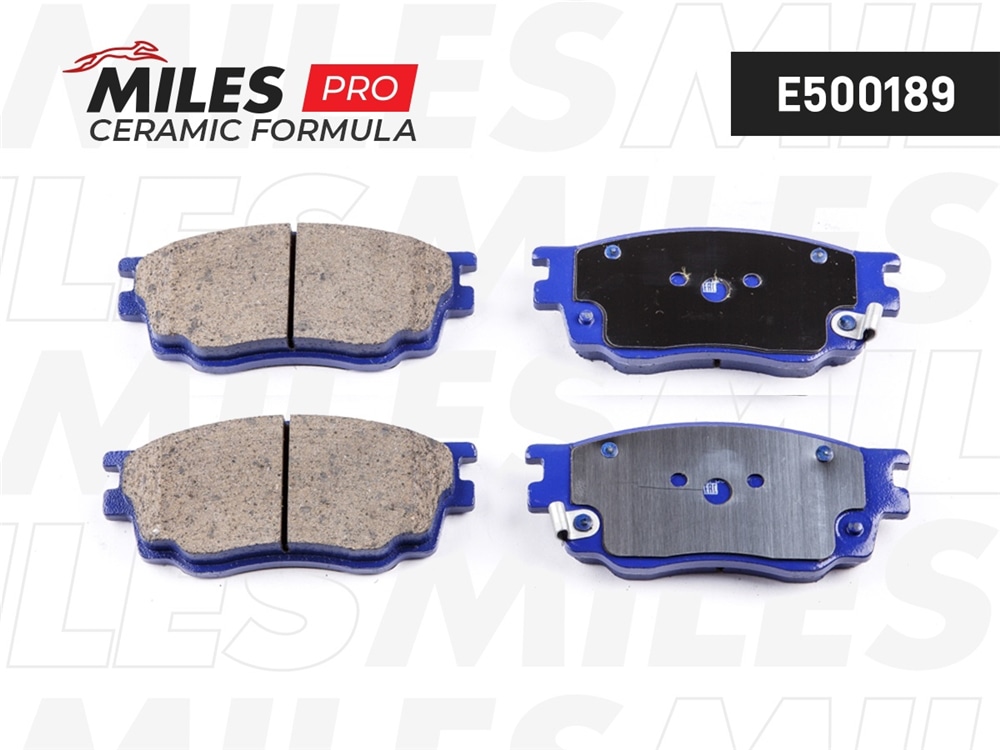 MILES E500189 Колодки тормозные передние (Смесь CERAMIC серия PRO) MAZDA 6 1.8 02- (TRW GDB3309) E500189