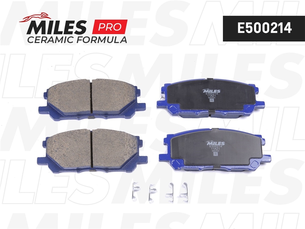 MILES E500214 Колодки тормозные LEXUS RX300/RX330/RX350 03-08/RX400H 05-09 пер. Ceramic PRO