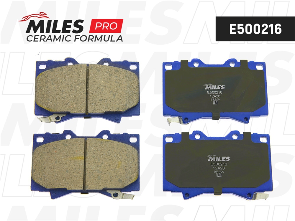 MILES E500216 Колодки тормозные TOYOTA LAND CRUISER  90- перед. Ceramic