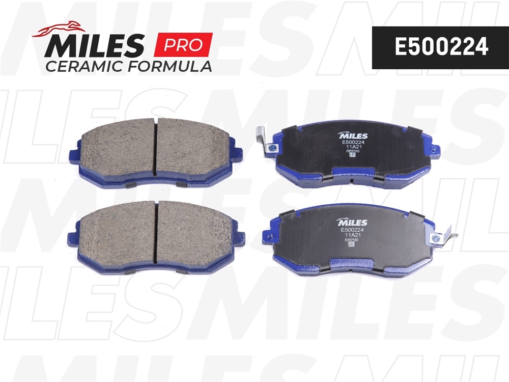 MILES E500224 Колодки тормозные SUBARU FORESTER 01-/IMPREZA 01-/LEGACY 98- пер. Ceramic PRO