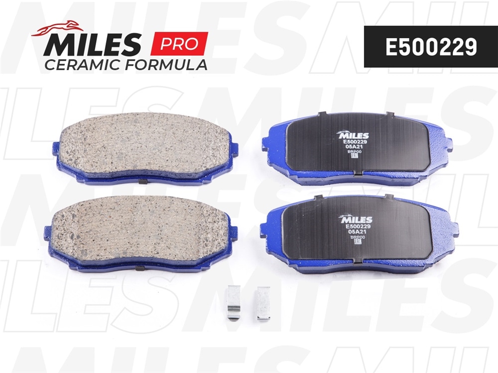 MILES E500229 Колодки тормозные передние (Смесь CERAMIC серия PRO) MAZDA CX-7/CX-9 07- (TRW GDB3471) E500229