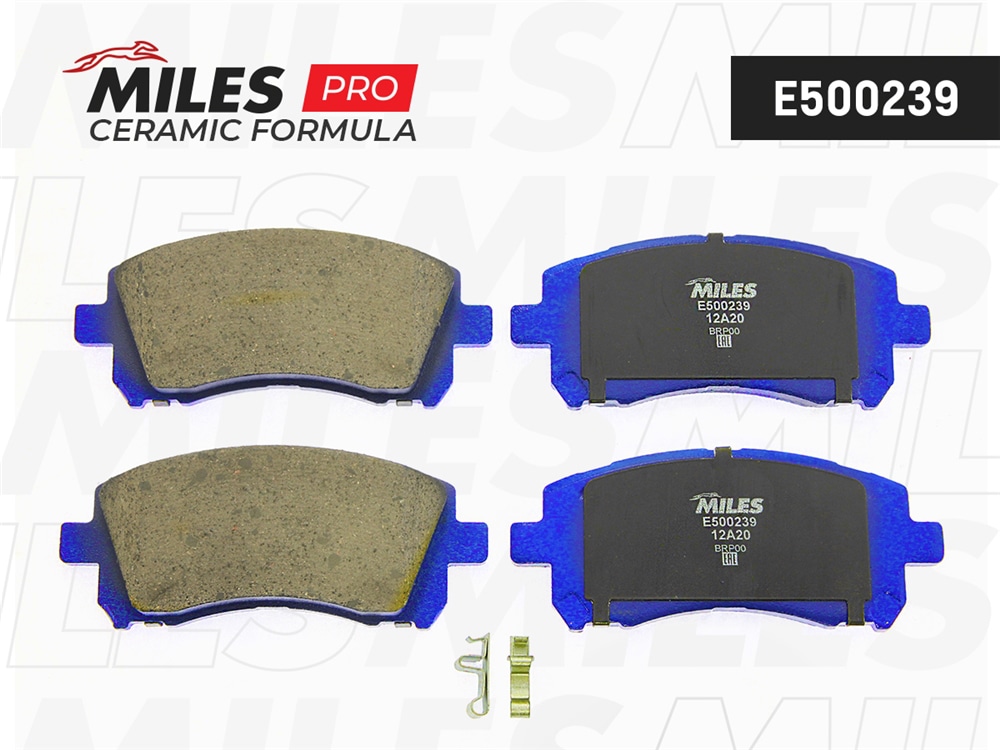 MILES E500239 Колодки тормозные SUBARU FORESTER 97-02/LEGACY 96-03/OUTBACK 00-03 перед. Ceramic