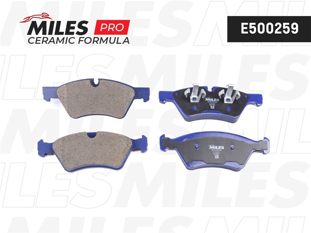 MILES E500259 Колодки тормозные MB W164 (ML)/X164 (GL)/W211/W251 04- пер. Ceramic PRO