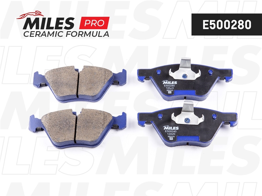 MILES E500280 Колодки тормозные BMW E90/E60 1.8-3.0 03- пер. Ceramic PRO