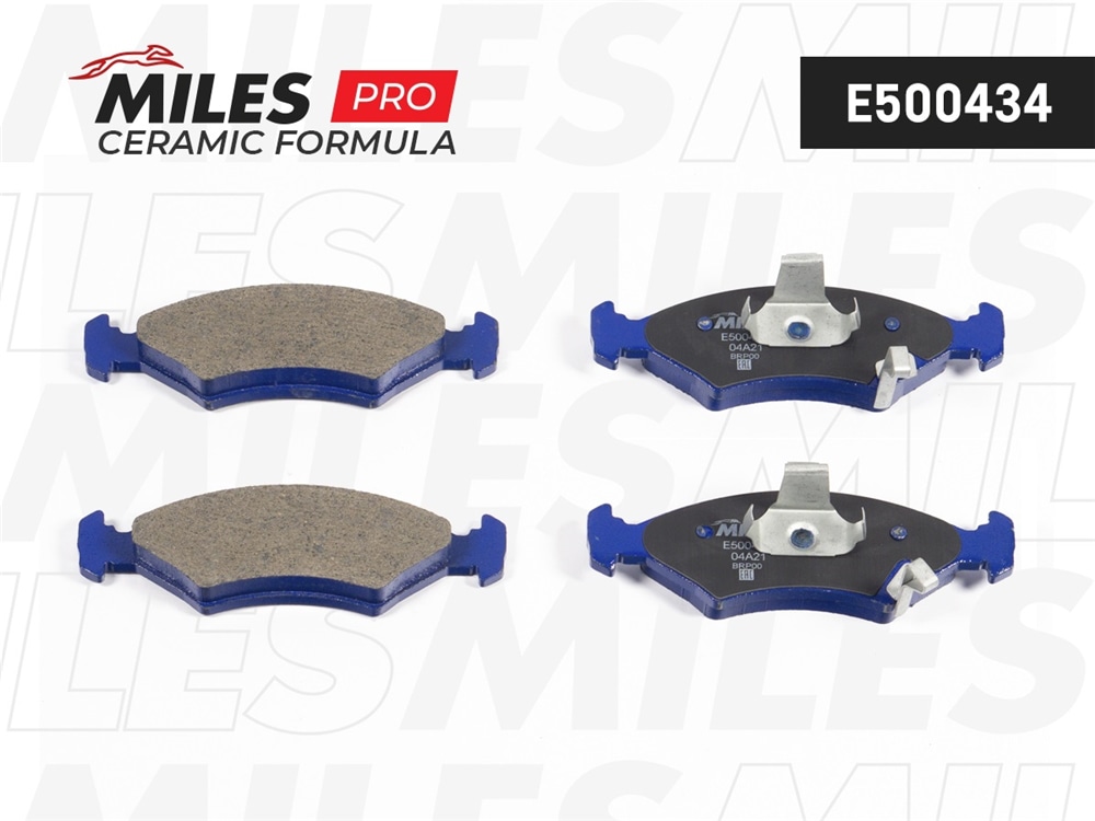 MILES E500434 Колодки тормозные KIA SEPHIA/SHUMA 1.5-1.8 95- пер. Ceramic PRO