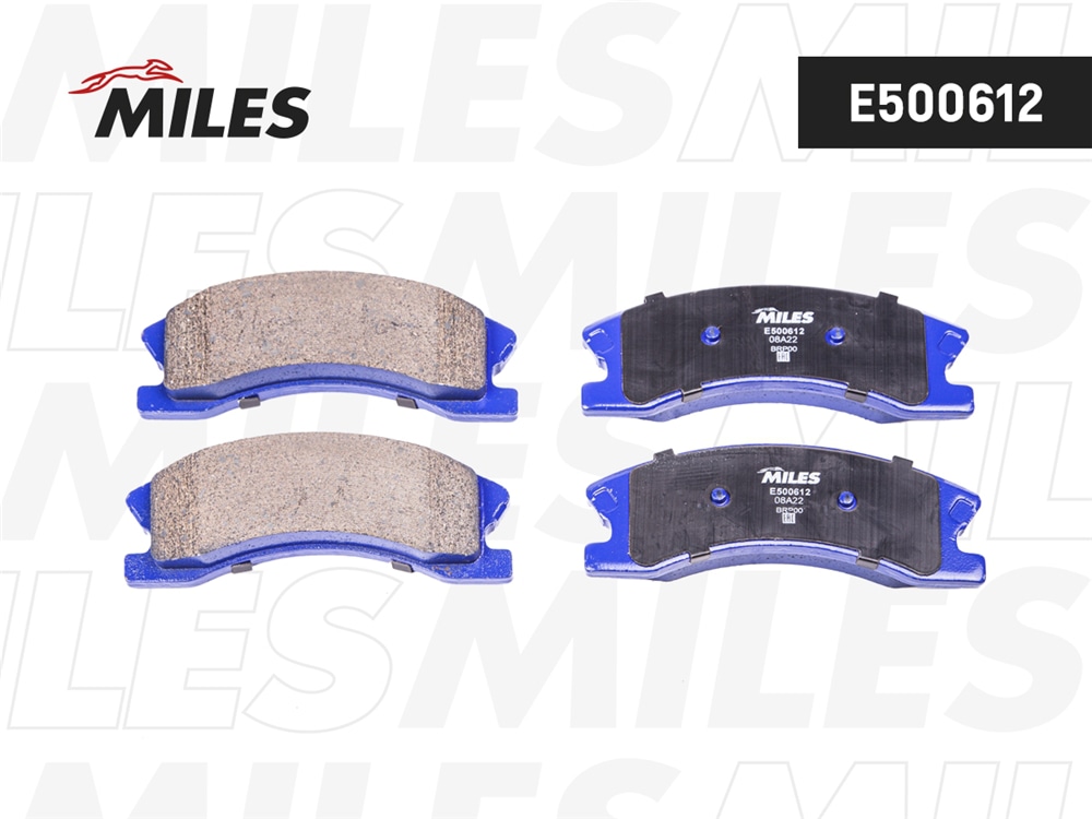 MILES E500612 Колодки тормозные передние (Смесь CERAMIC серия PRO) JEEP GRAND CHEROKEE II 00- (TRW GDB4133) E500612