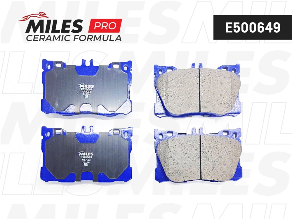 MILES E500649 Колодки тормозные MB W205/W213/GLC (X253/C253) 15- пер. Ceramic PRO
