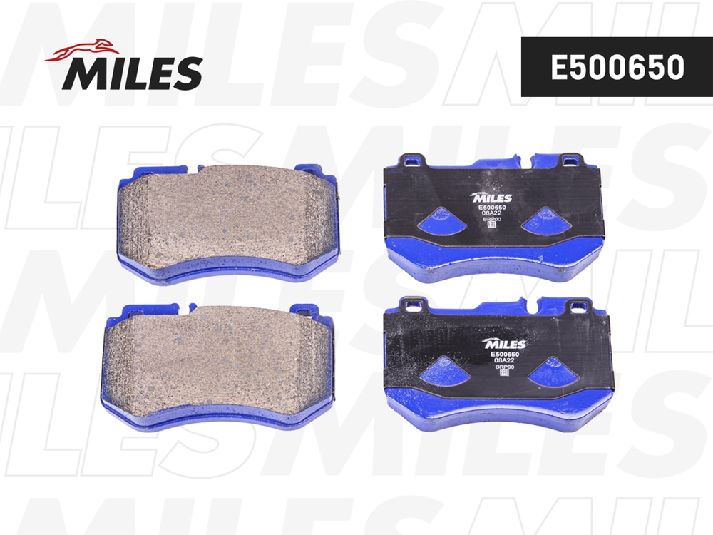 MILES E500650 Колодки тормозные MB W205 14- пер. L 127.7мм Ceramic PRO