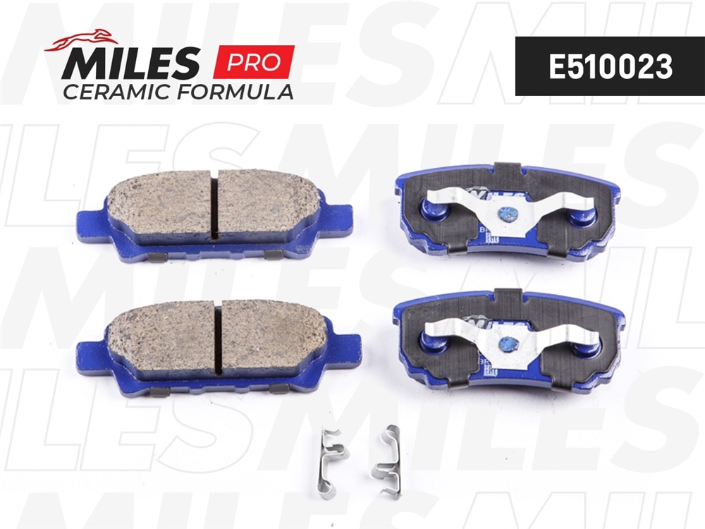 MILES E510023 Колодки тормозные задние (Смесь CERAMIC серия PRO) MITSUBISHI LANCER IX 03OUTLANDER 0308 (TRW GDB3341) E510023
