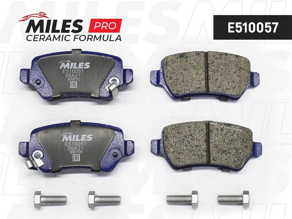 MILES E510057 Колодки тормозные OPEL ASTRA G/H/ZAFIRA A зад. Ceramic