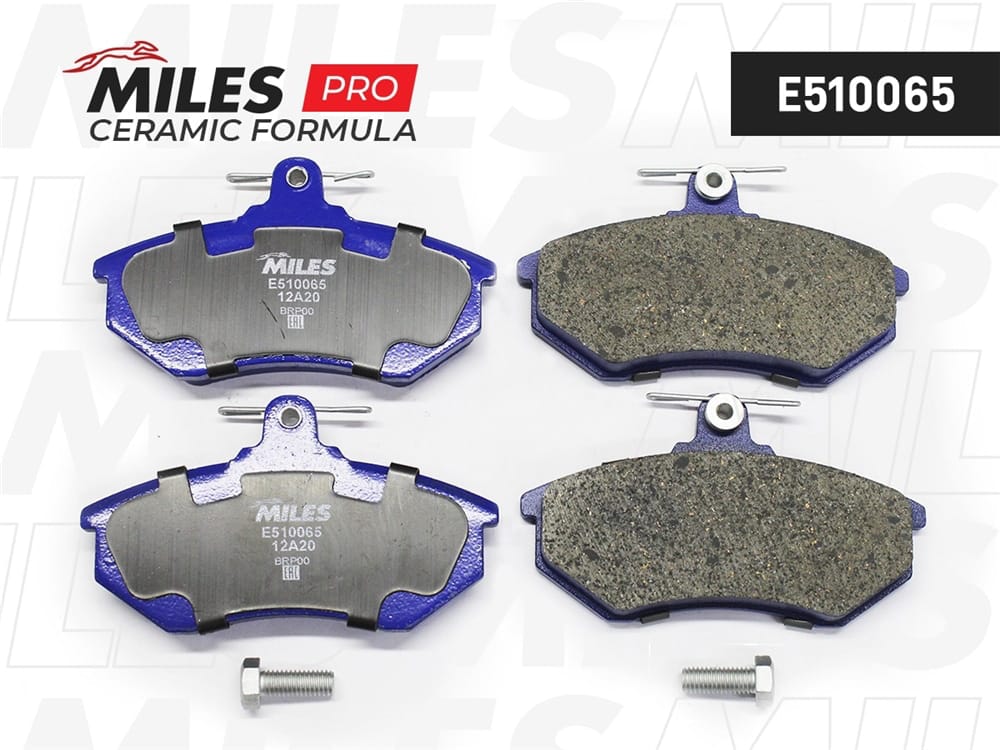 MILES E510065 Колодки тормозные AUDI 80/VW GOLF/PASSAT/VENTO/CHERY AMULET/TIGGO пер. Ceramic PRO