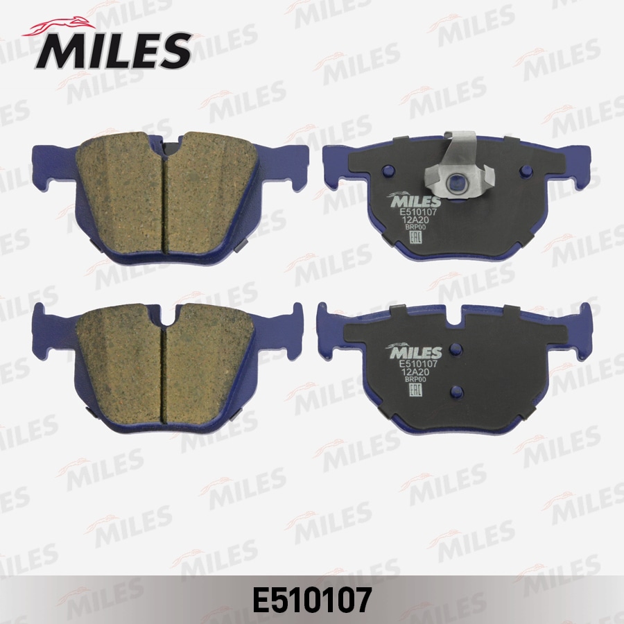 MILES E510107 Колодки тормозные задние (Смесь CERAMIC серия PRO) BMW E90/E91/E60/E61/E70/E71 (TRW GDB1730) E510107