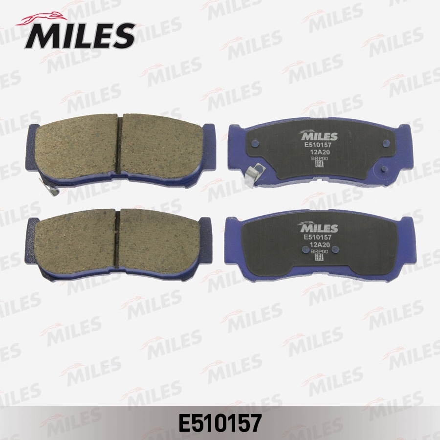 MILES E510157 Колодки тормозные HYUNDAI H-1 01-/SANTA FE 05- зад. Ceramic